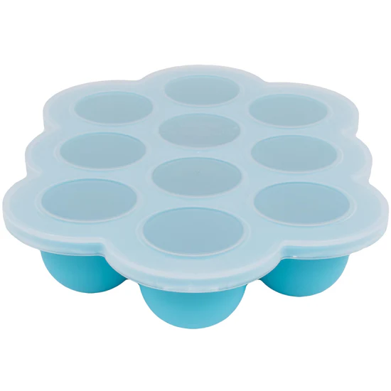Silicone Baby Food Freezer Tray Blue