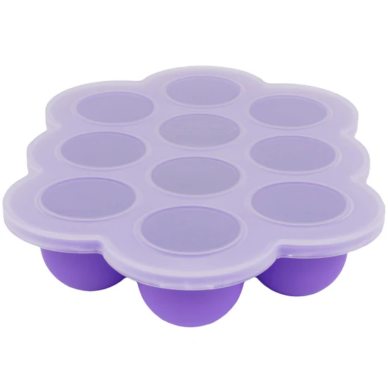 Silicone Baby Food Freezer Tray Purple