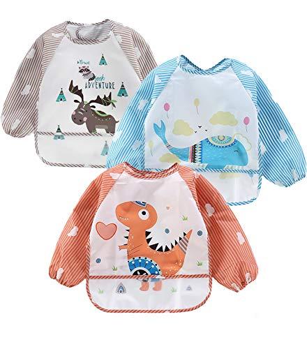 Long Sleeved Bibs (3 Pack)
