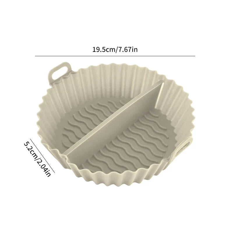 Air Fryer Silicone Liner Pot Basket Tray Pan