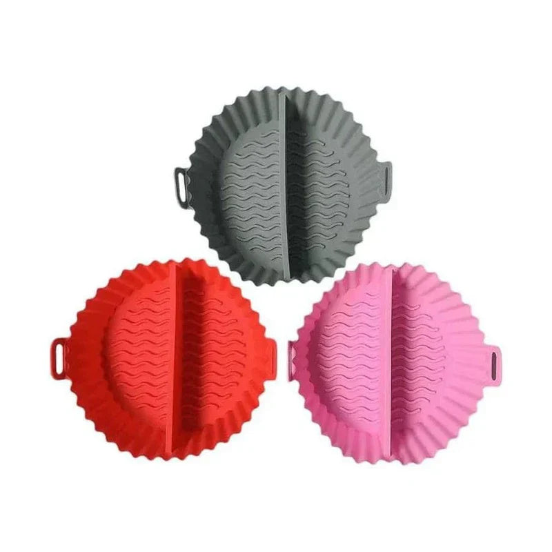 Air Fryer Silicone Liner Pot Basket Tray Pan
