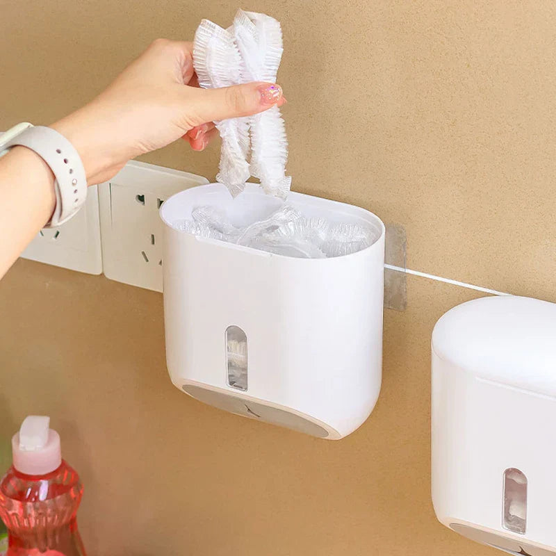 Cling Film Plastic Wrap Dispenser Cutter Box Holder