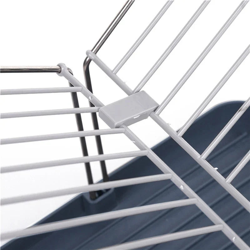 Dish Plate Bowl Drying Rack Drainer Organizer Storage