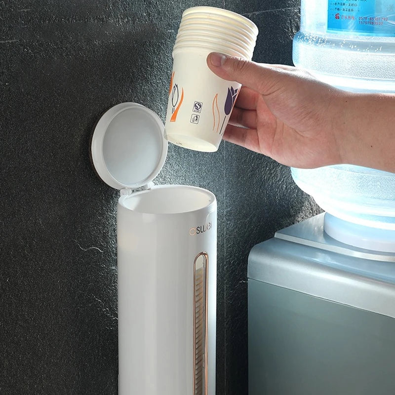 Disposable Cup Dispenser Holder Wall Mount