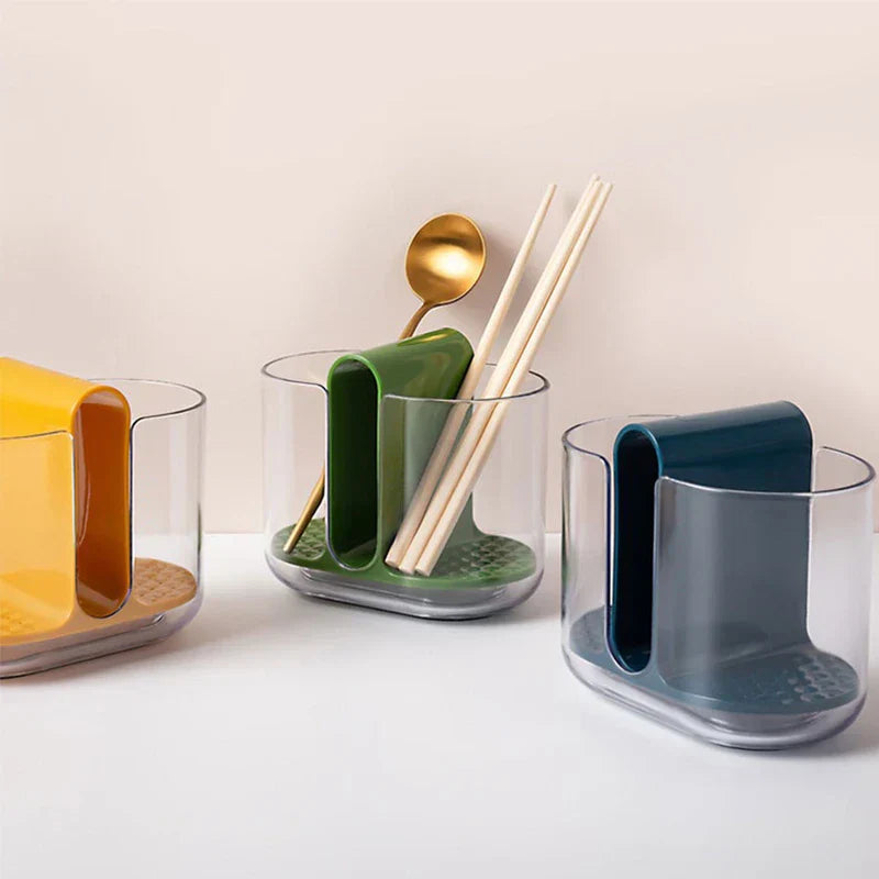 Double Tube Dish Drying Rack Drainer Board