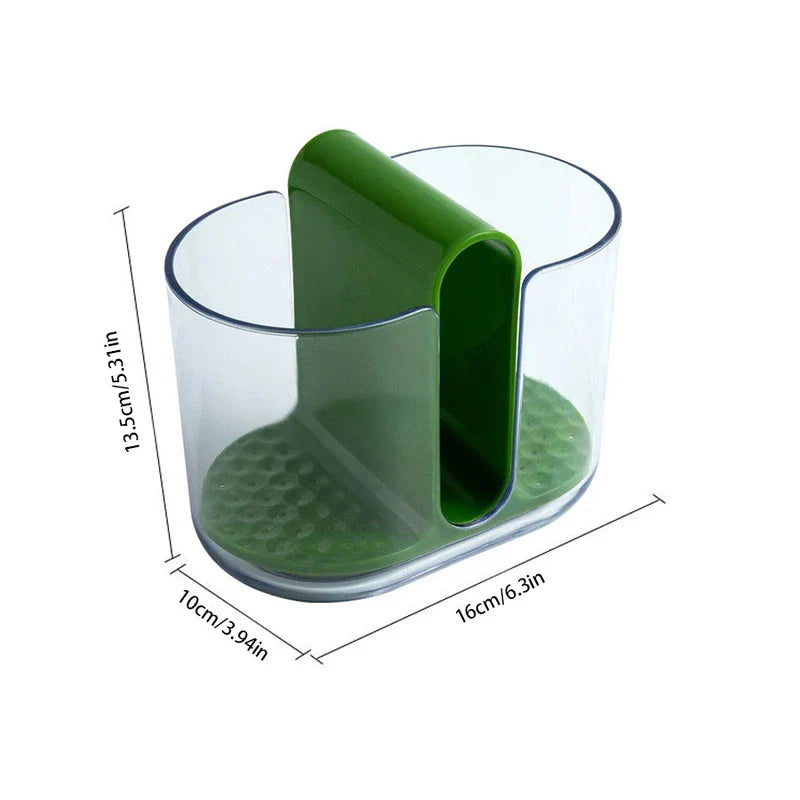 Double Tube Dish Drying Rack Drainer Board