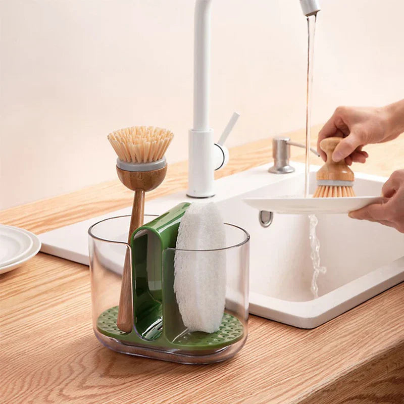 Double Tube Dish Drying Rack Drainer Board