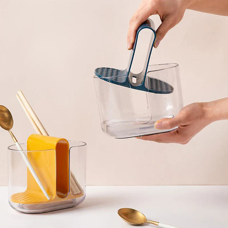 Double Tube Dish Drying Rack Drainer Board