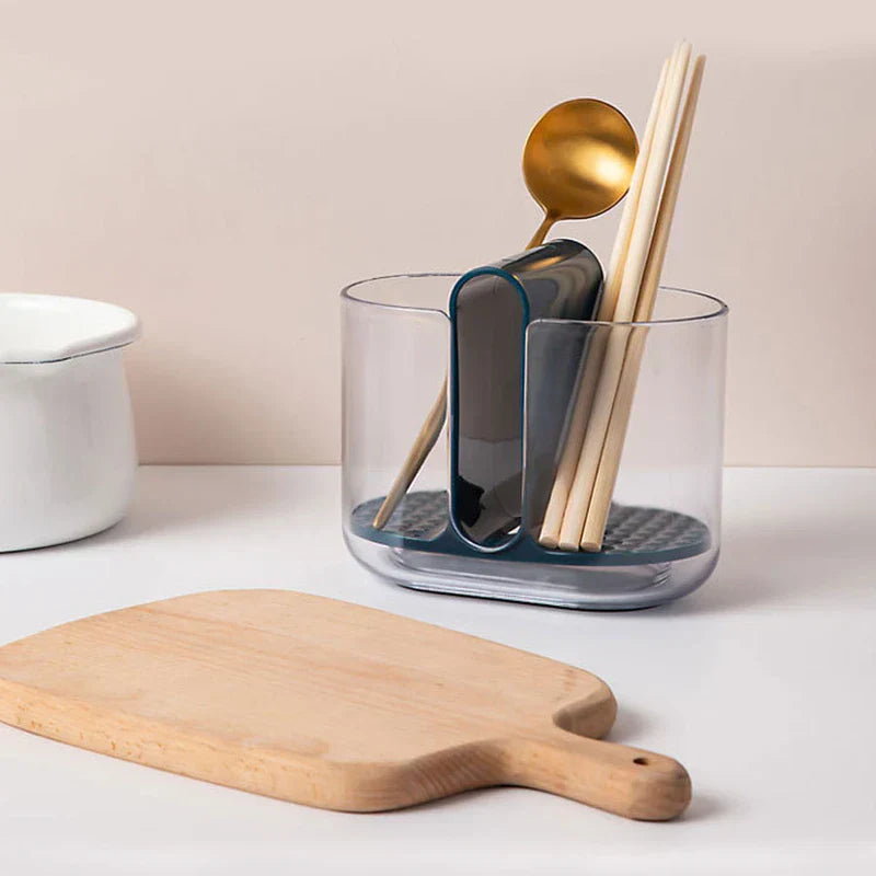 Double Tube Dish Drying Rack Drainer Board