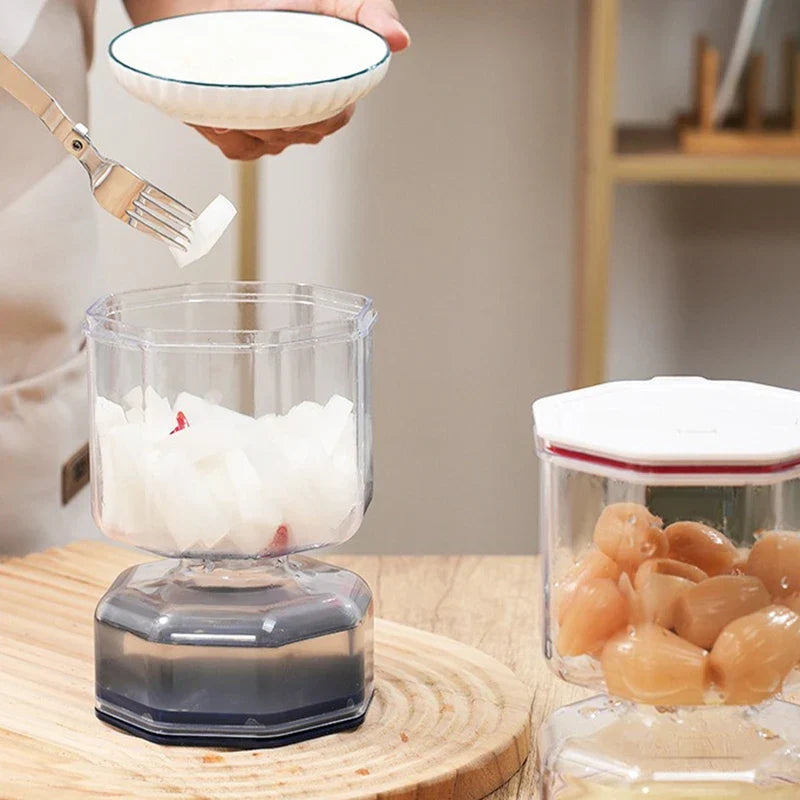 Dry Wet Separation Pickle Jar Container Strainer