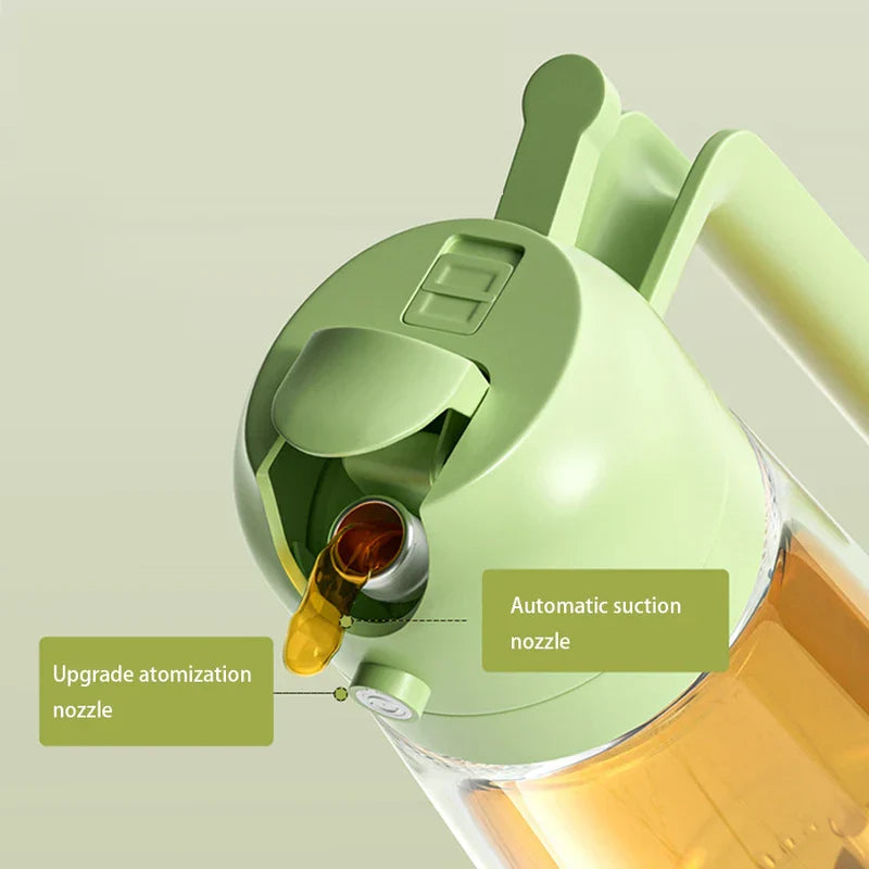Dual-Use Oil Sprayer Pourer Bottle 400Ml
