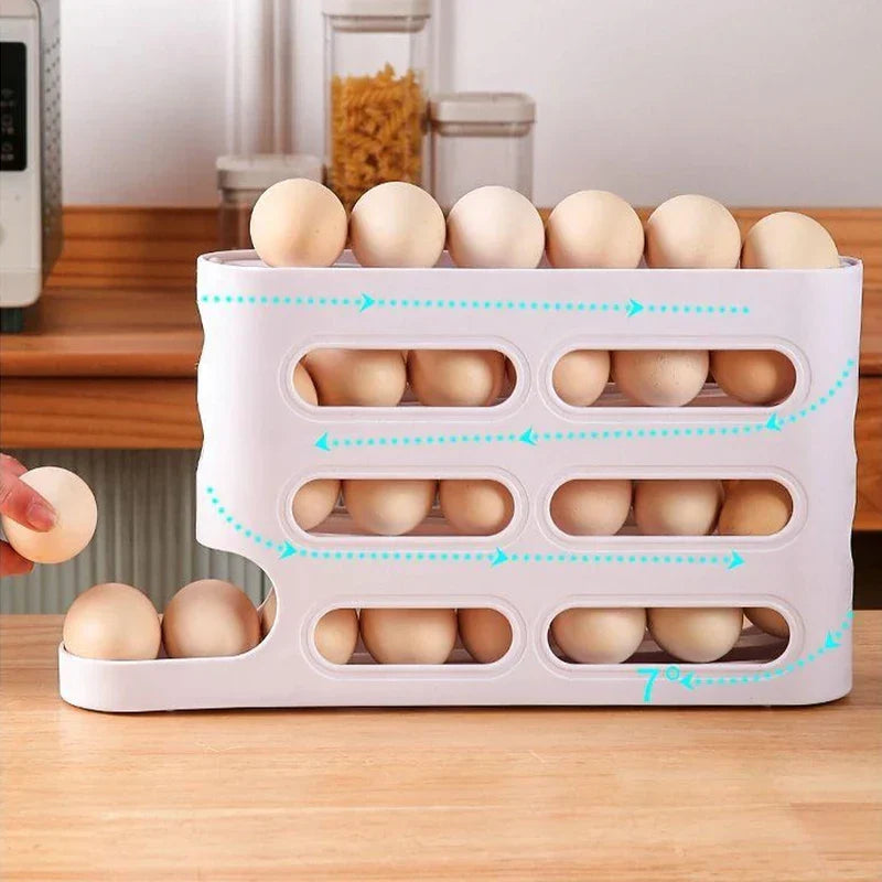 Egg Holder Storage Tray Container Rack Refrigerator
