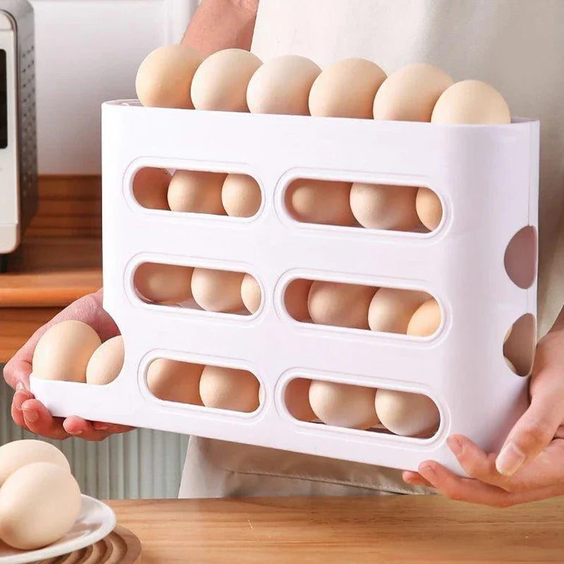 Egg Holder Storage Tray Container Rack Refrigerator