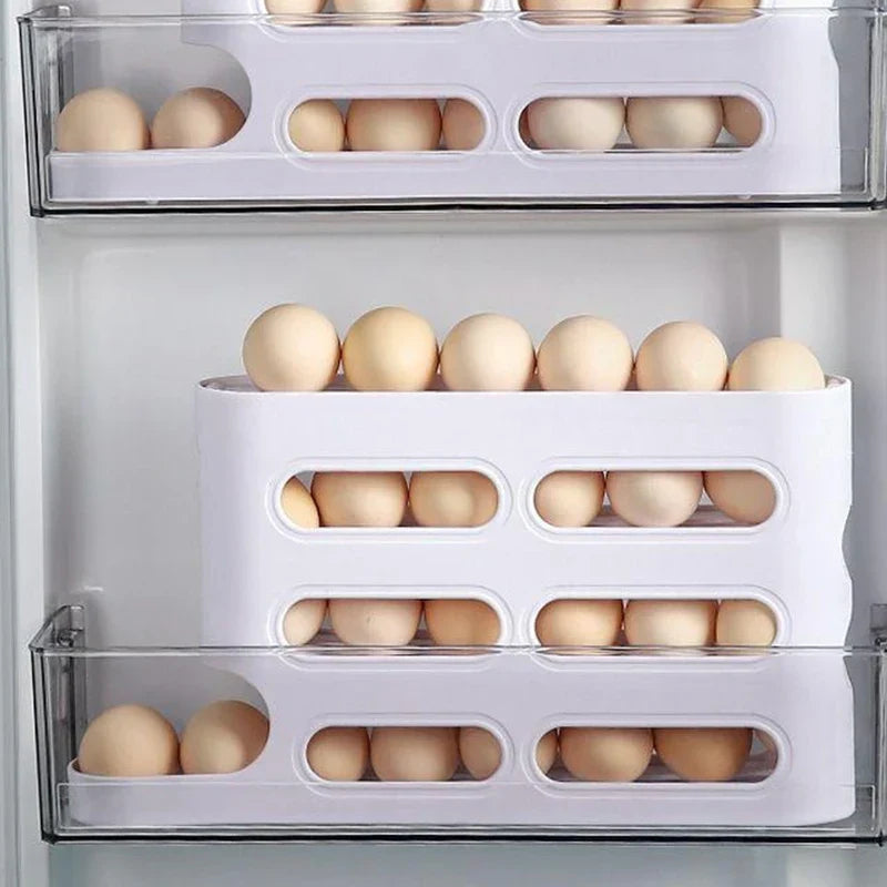 Egg Holder Storage Tray Container Rack Refrigerator