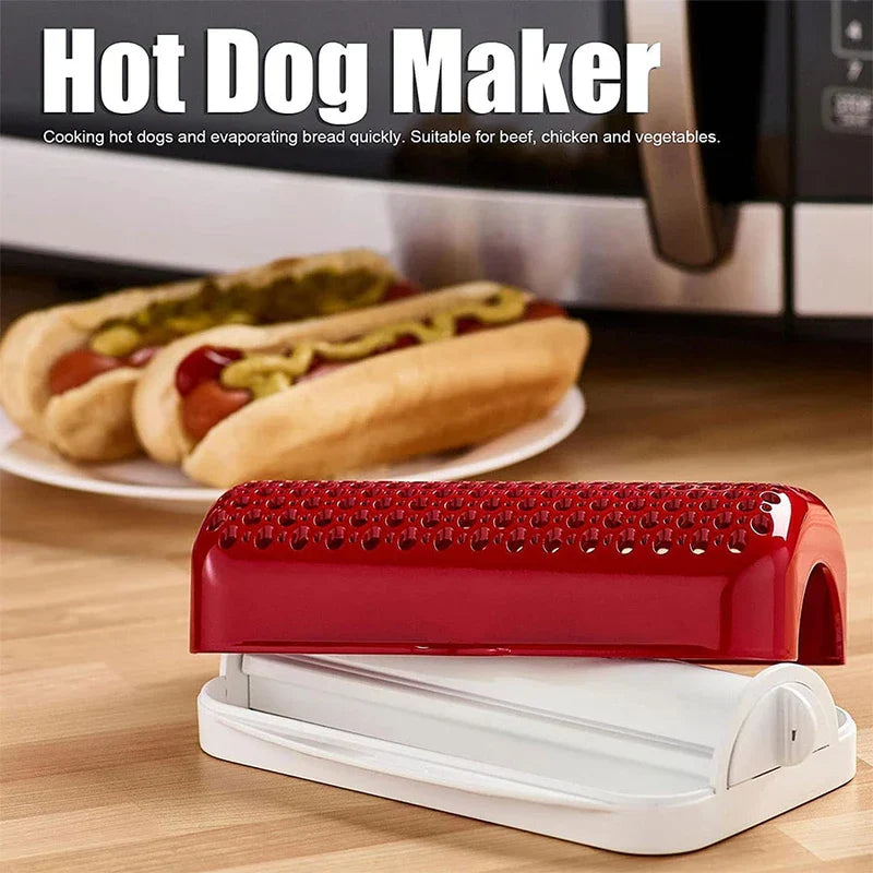Microwave Hot Dog Cooker Steamer Mold