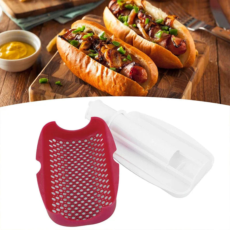 Microwave Hot Dog Cooker Steamer Mold